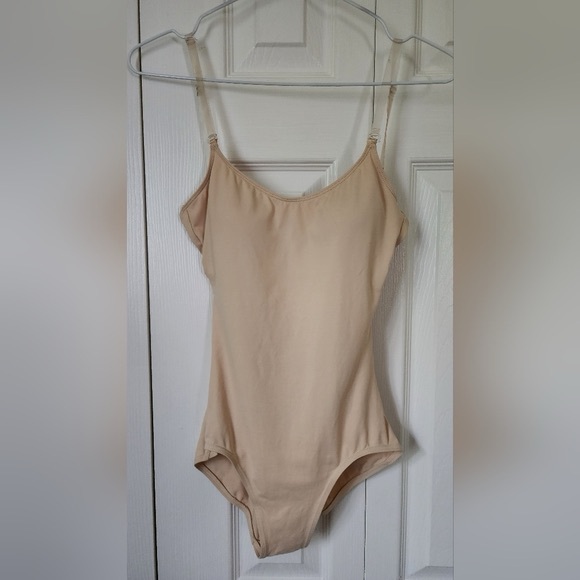 Camisole Leotard w  BraTek In Nude Size Small - Picture 7 of 13